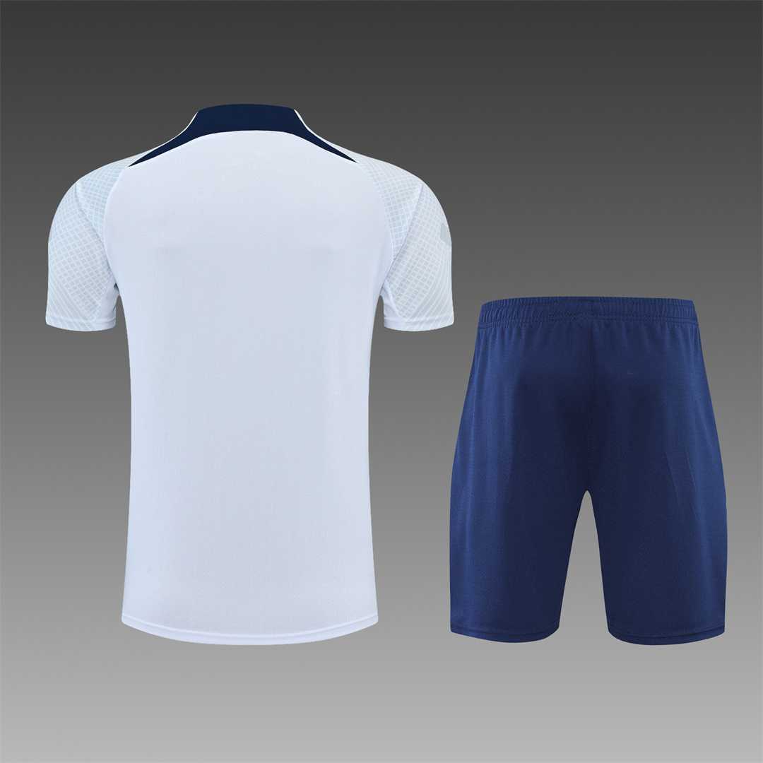 22-23 PSG Training Suit Short Sleeve Kit White1684405252000 21
