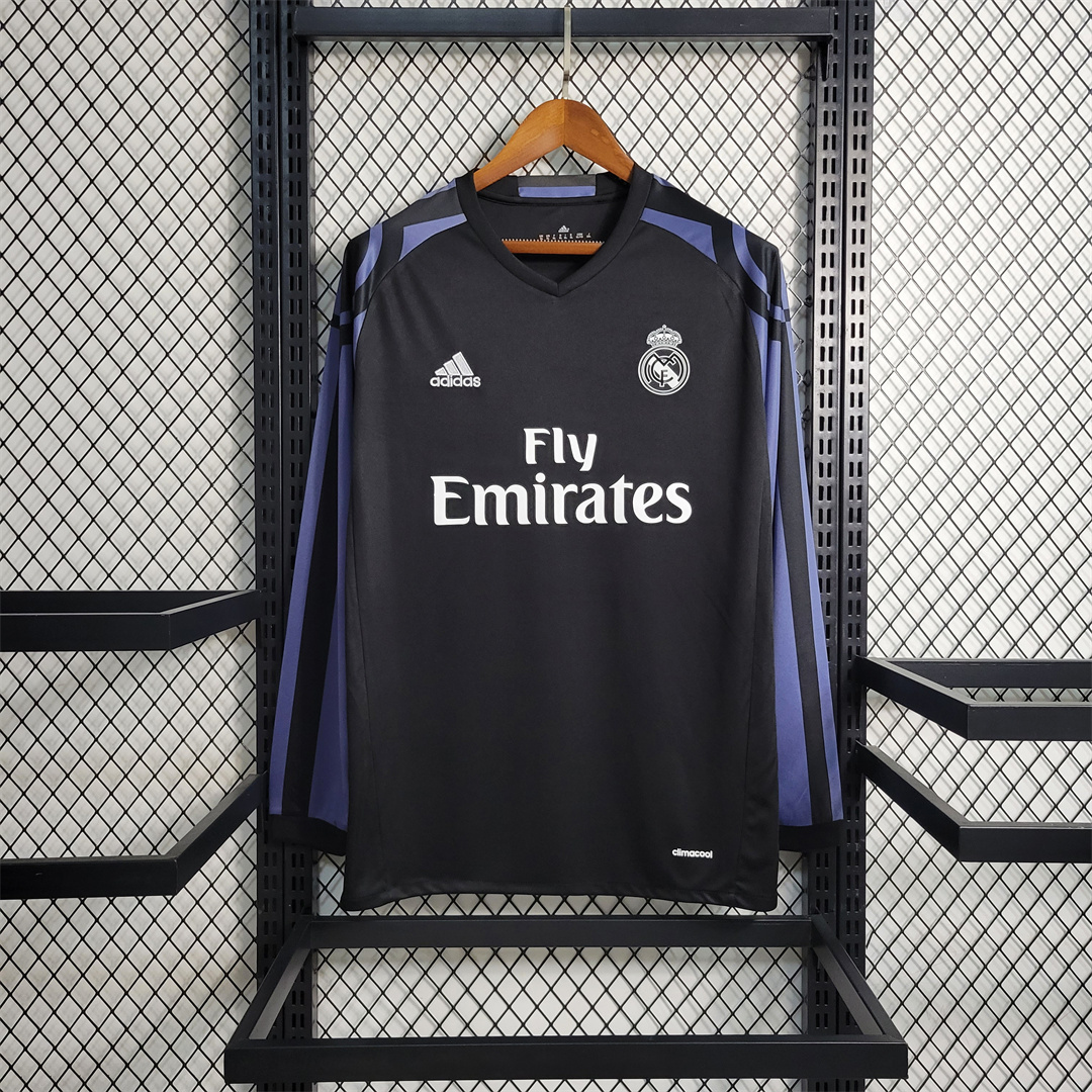 16-17 Real Madrid third away long sleeve
