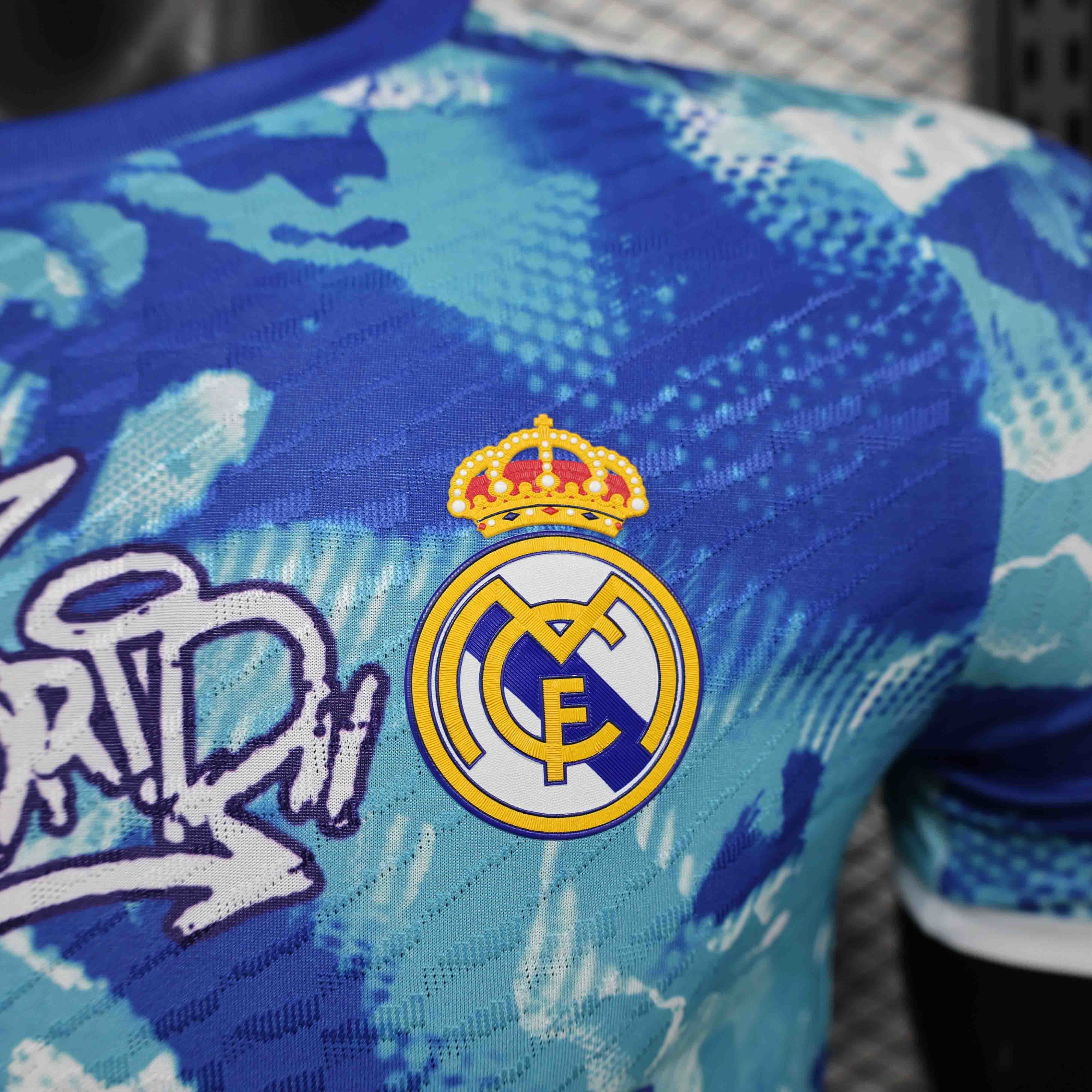 24-25 Real Madrid Blue Special Edition Player Version Shirt Soccer AAAAJersey Yupoo 3