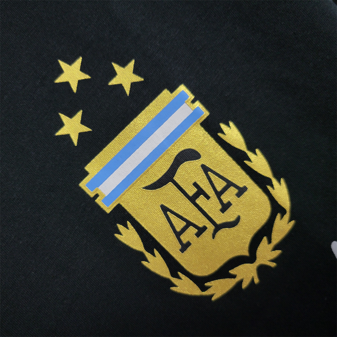 2023 Argentina black casual shirt-1 6
