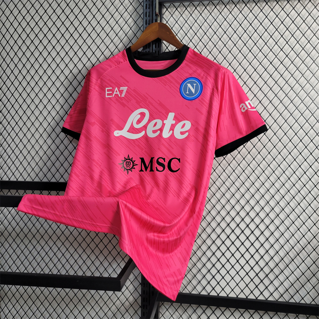 23-24 Napoli Red Goalkeeper 4