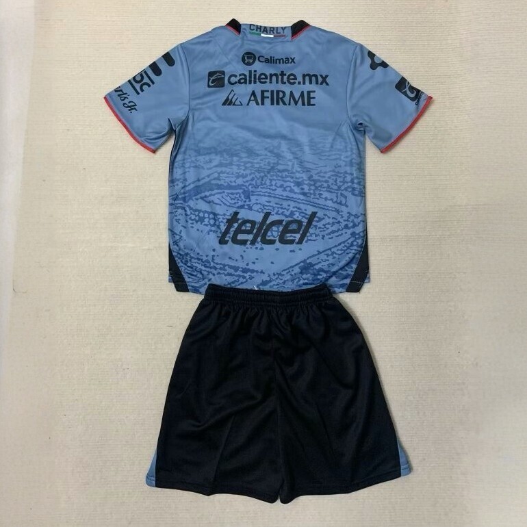 23-24 Tijuana Away Kids Kits Xolos Children Sets Soccer AAAAJerseys Yupoo 1