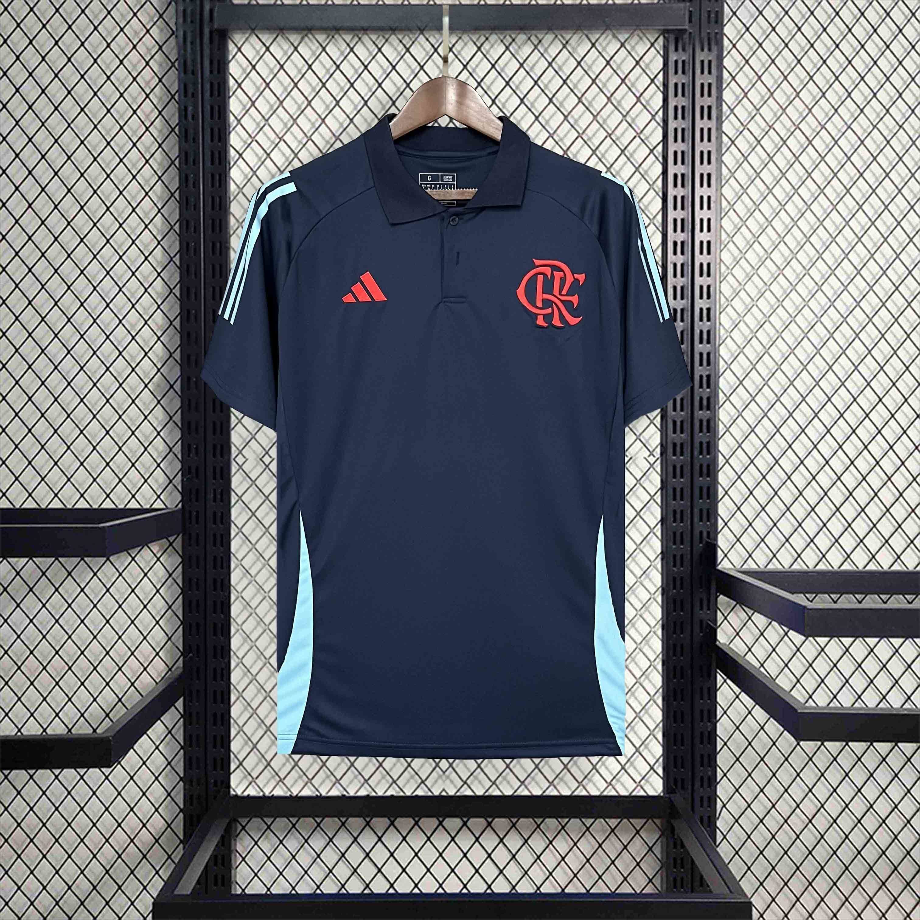 24-25 Flamengo Navy POLI Shirt AAAAJersey Supplier Yupoo
