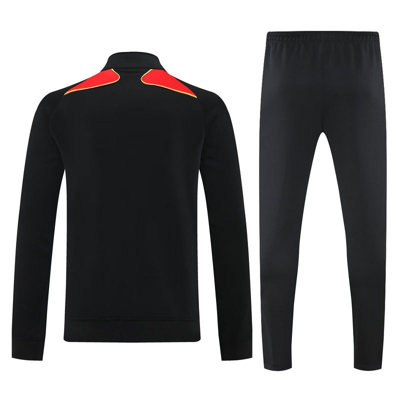 25-26 Germany Black Football Tracksuit Long Jacket Suits 1