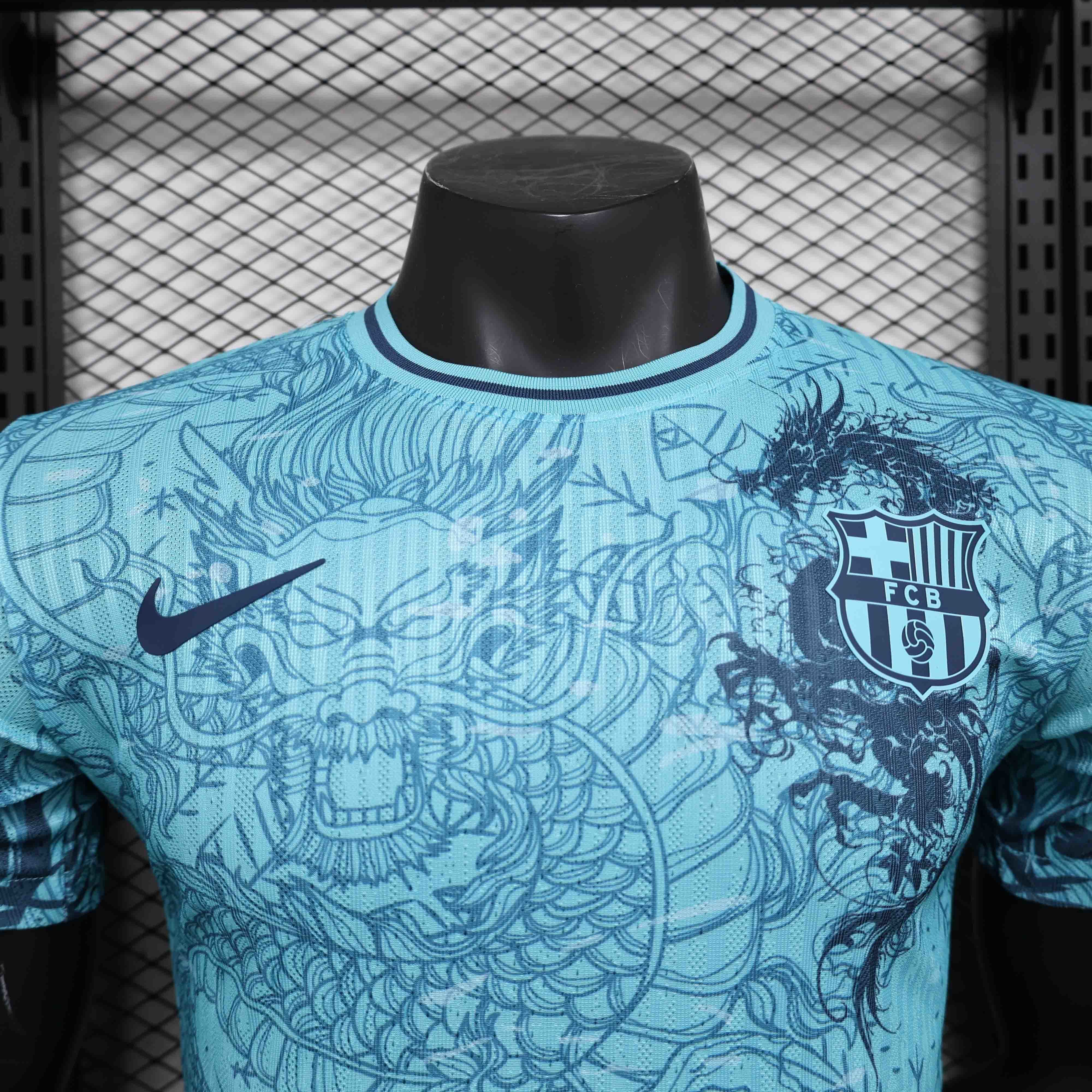 24-25 Barcelona Special Edition Blue Player Version Shirt AAAAJersey Supplier Yupoo 1