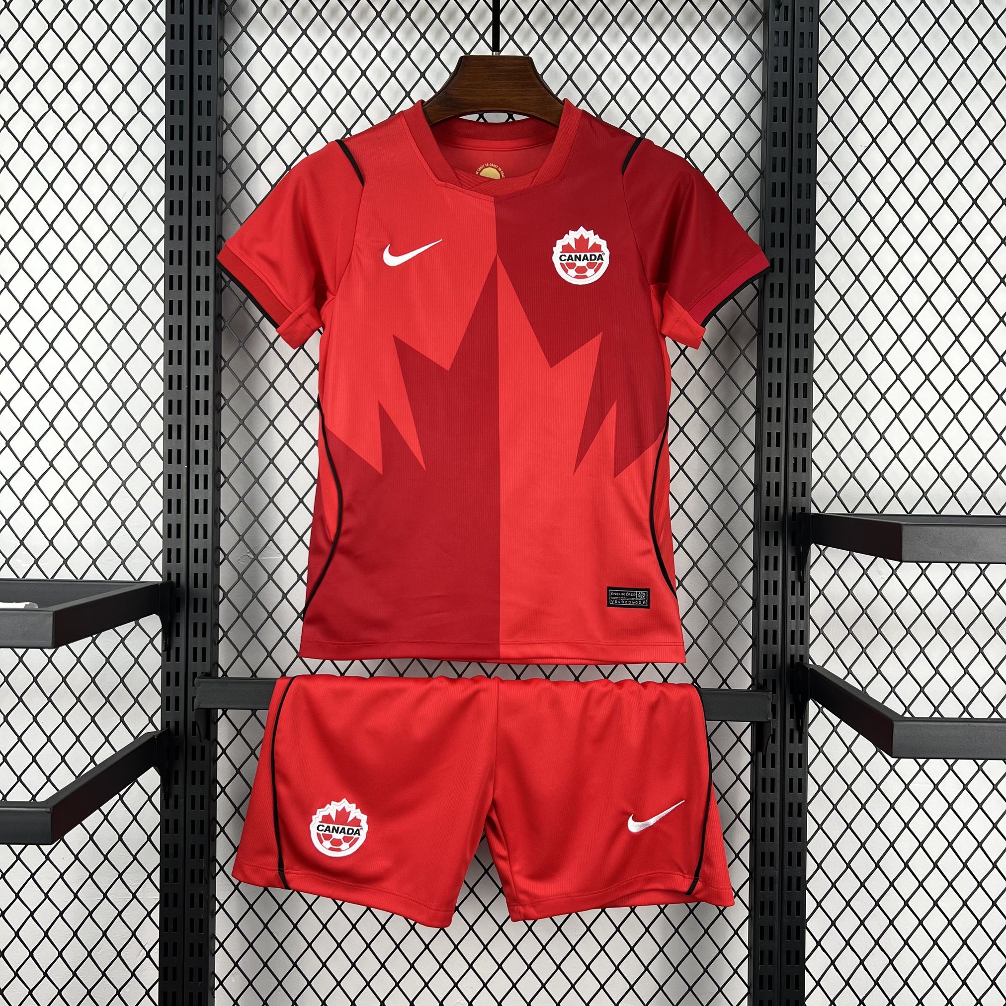 2026 World Cup Canada Home Kids Kit Football Youth Apparels AAAAJersey Supply Yupoo 6