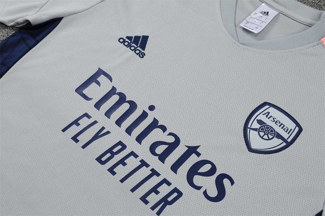 22-23 Arsenal training suit short sleeve kit Grey 19
