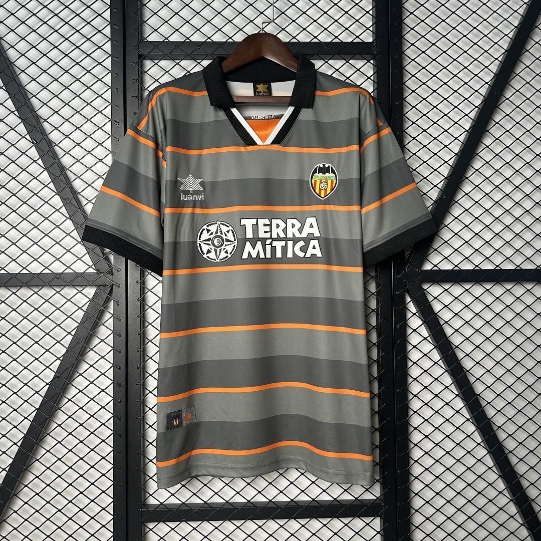 99-00 Valencia Third Retro Kit Vintage Shirt AAAAJersey Wholesale Yupoo