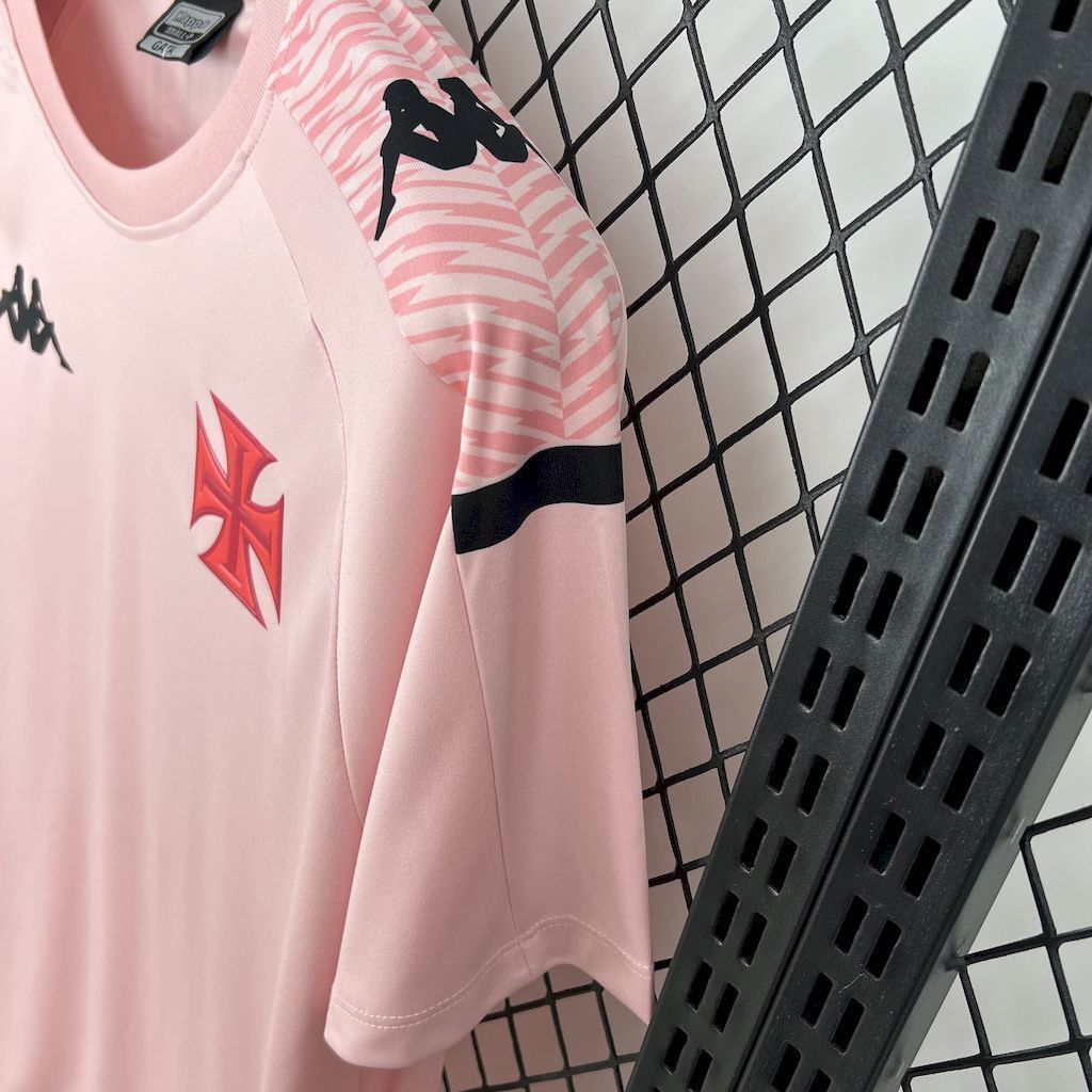 25-26 Vasco Da Gama Pink CRVG Kit Football Apparels Soccer AAAAJersey Yupoo 2