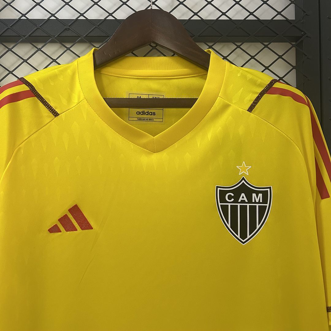 24-25 Atlético Mineiro Goalkeeper Yellow Kit Soccer T-Shirt AAAAJersey Dropship Yupoo 5