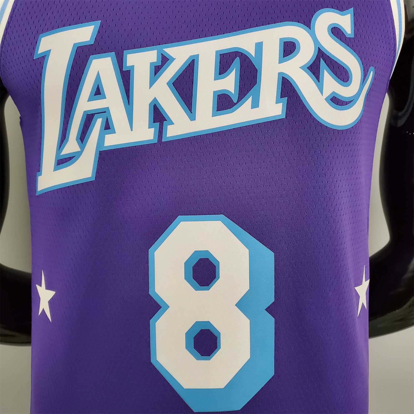 2022 75th Anniversary BRYANT#8 Lakers City Edition Purple 4