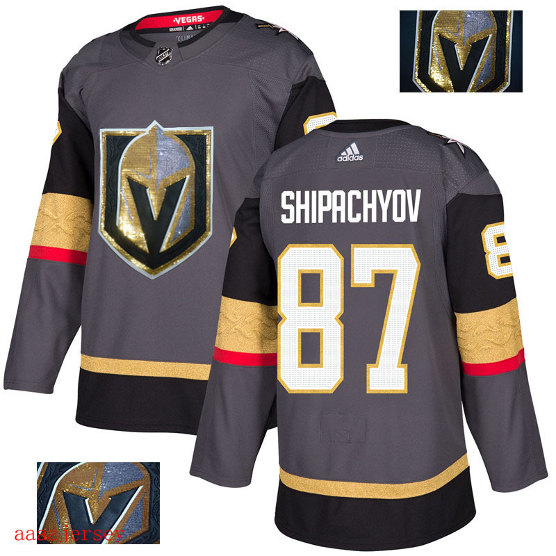 2018 Vegas Golden Knights ice hockey jersey M-3XL 维加斯金骑士队时尚亮片款冰球服 17