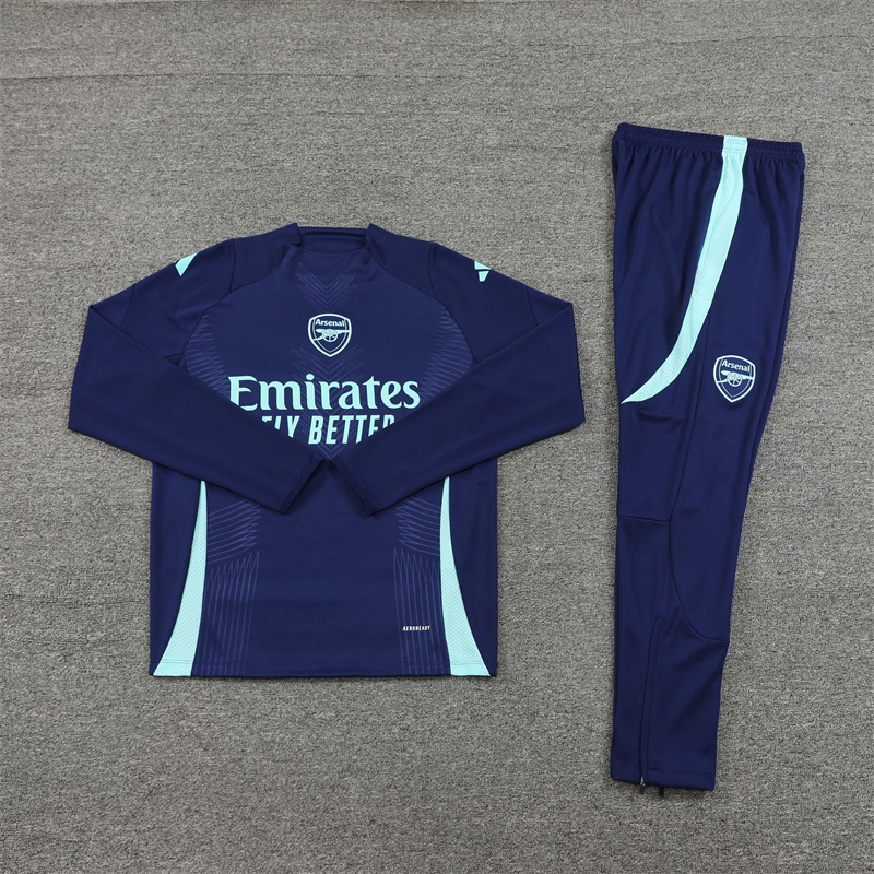 24-25 Arsenal Player Version Long Sleeve Training Suit Football Shirts 1
