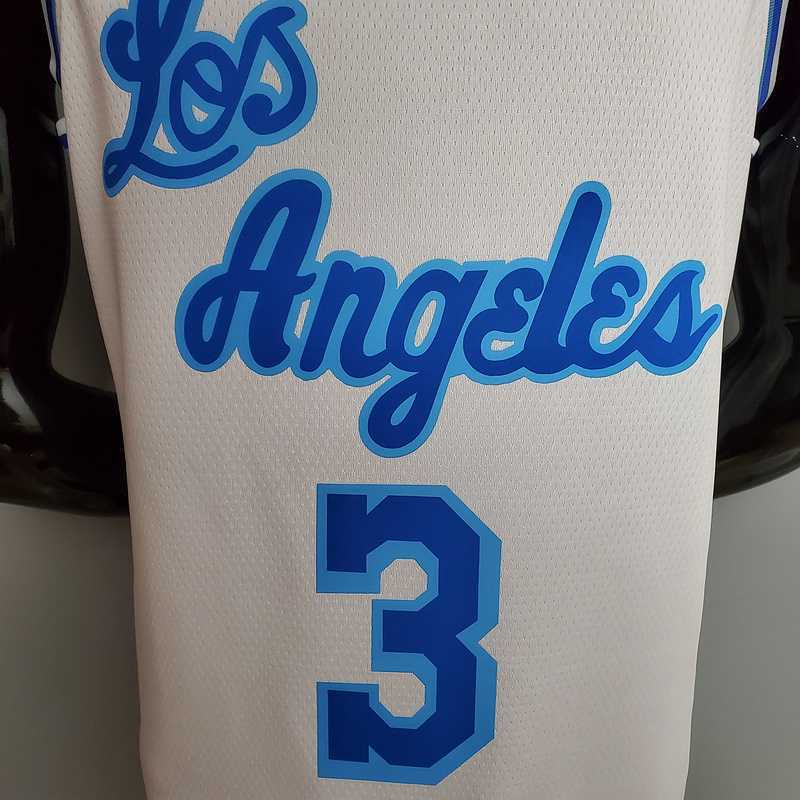 Retro night DAVIS #3 Lakers White 3