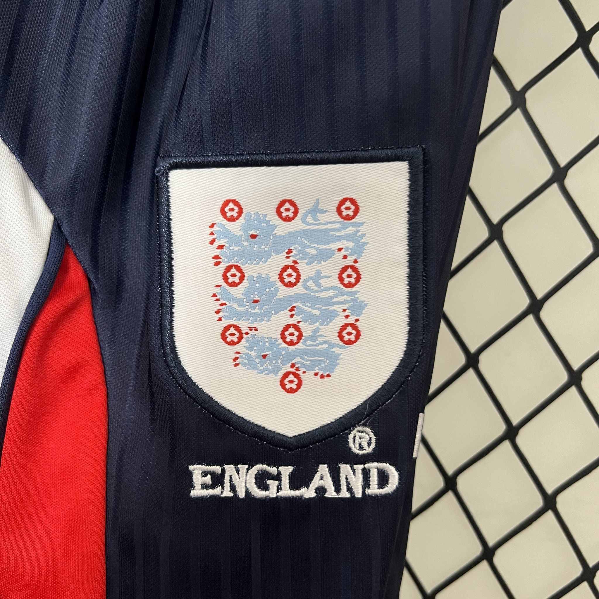 1998 England Home Retro Kid Kits Youth Apparels Sport AAAAJersey Yupoo 6