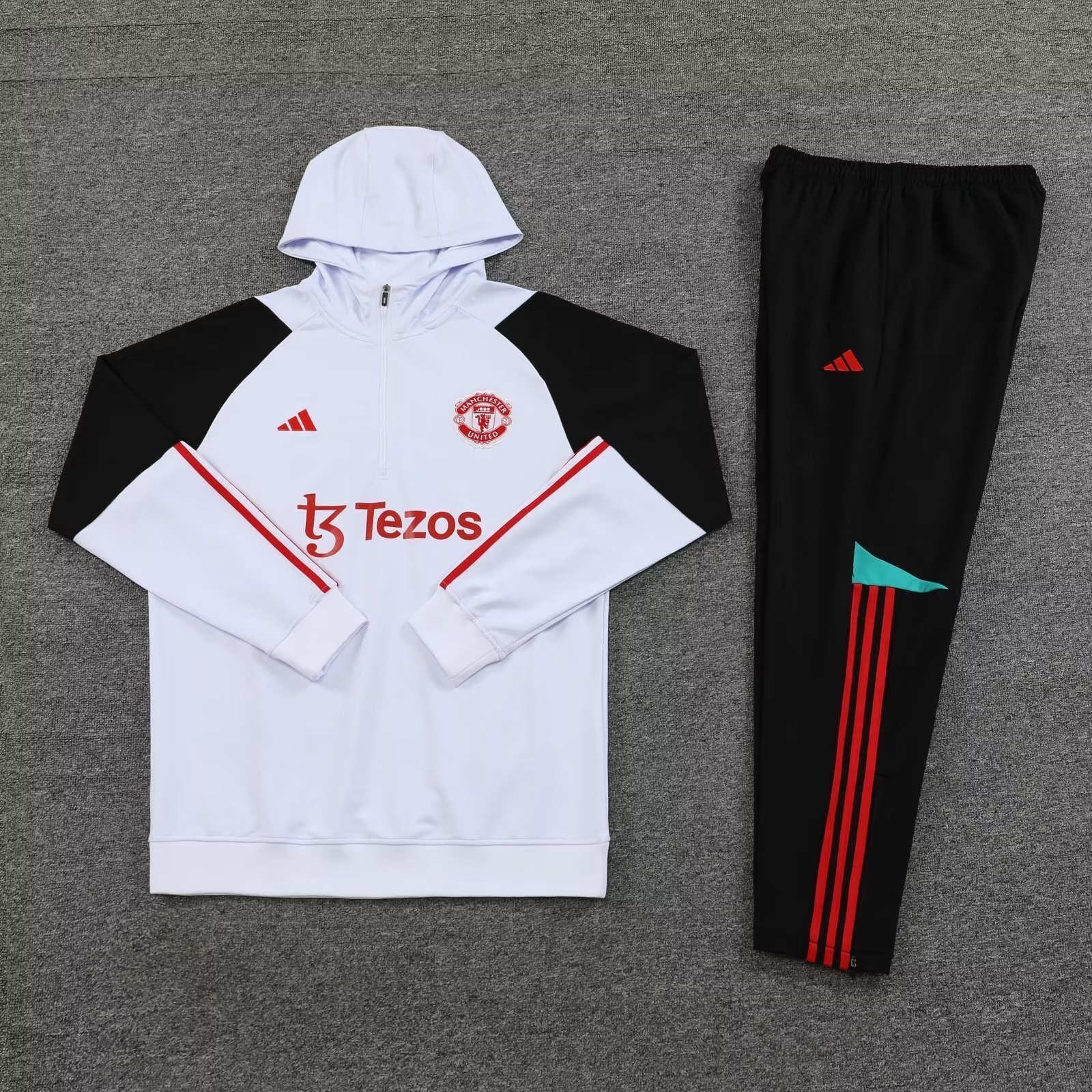 23-24 Manchester United Hoodie Long Sleeve Training Suit Yupoo 1