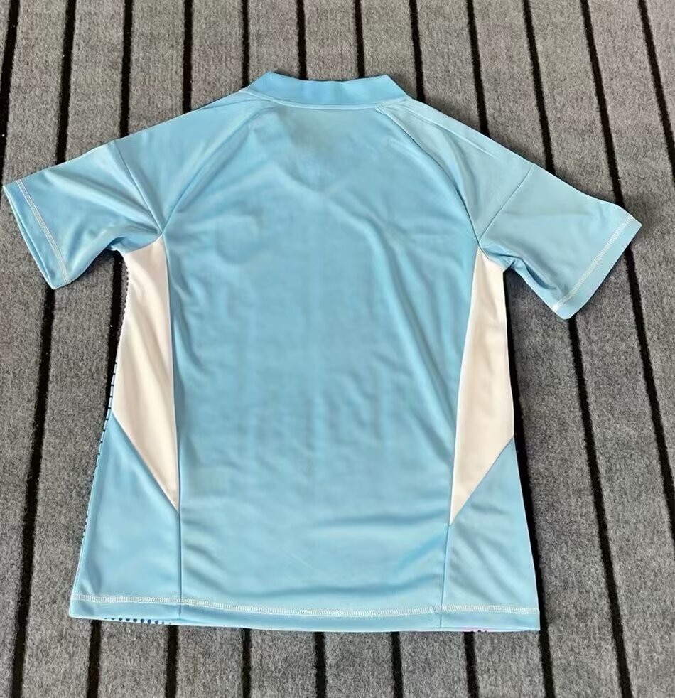 2024 Spain Goalkeeper Blue Kit Football AAAAJersey Yupoo 1