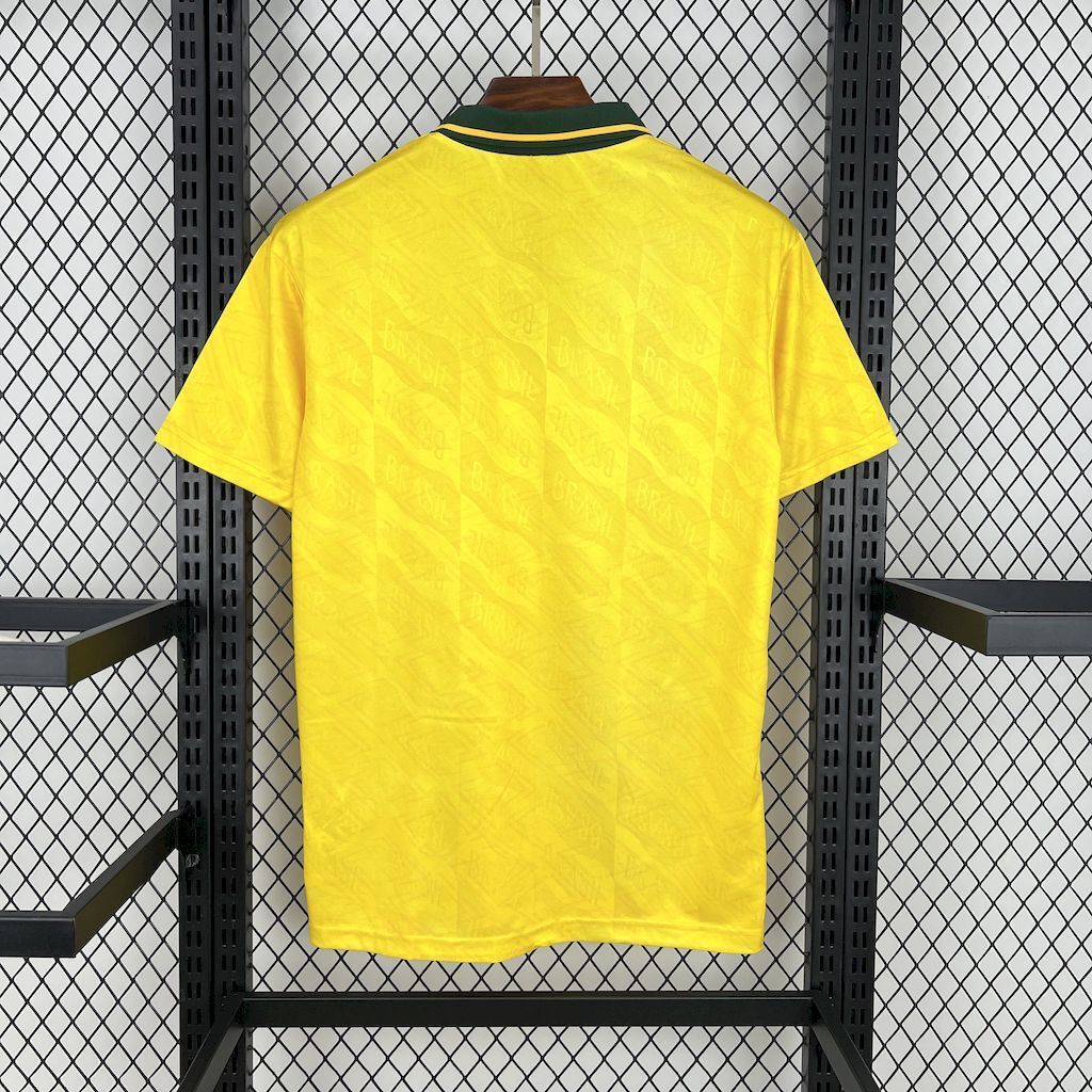 91-93 Brazil Home Retro Kit Vintage Shirt AAAAJersey Supplier Yupoo 3
