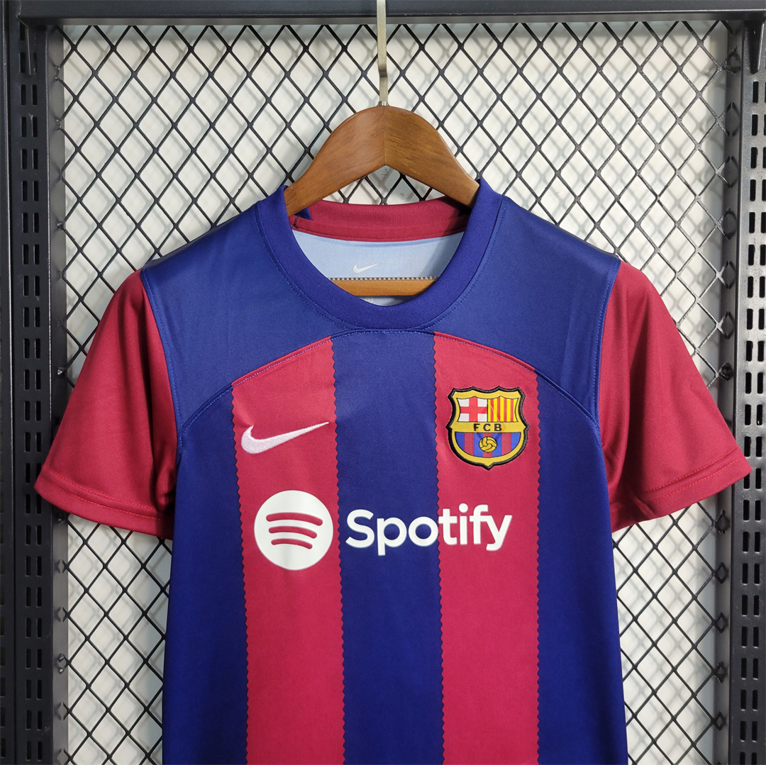 23-24 Barcelona home kids kit 11