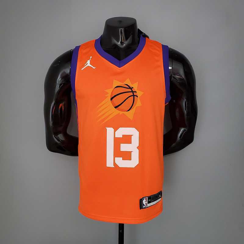2021 NASH#13 Suns Jordan Theme Orange