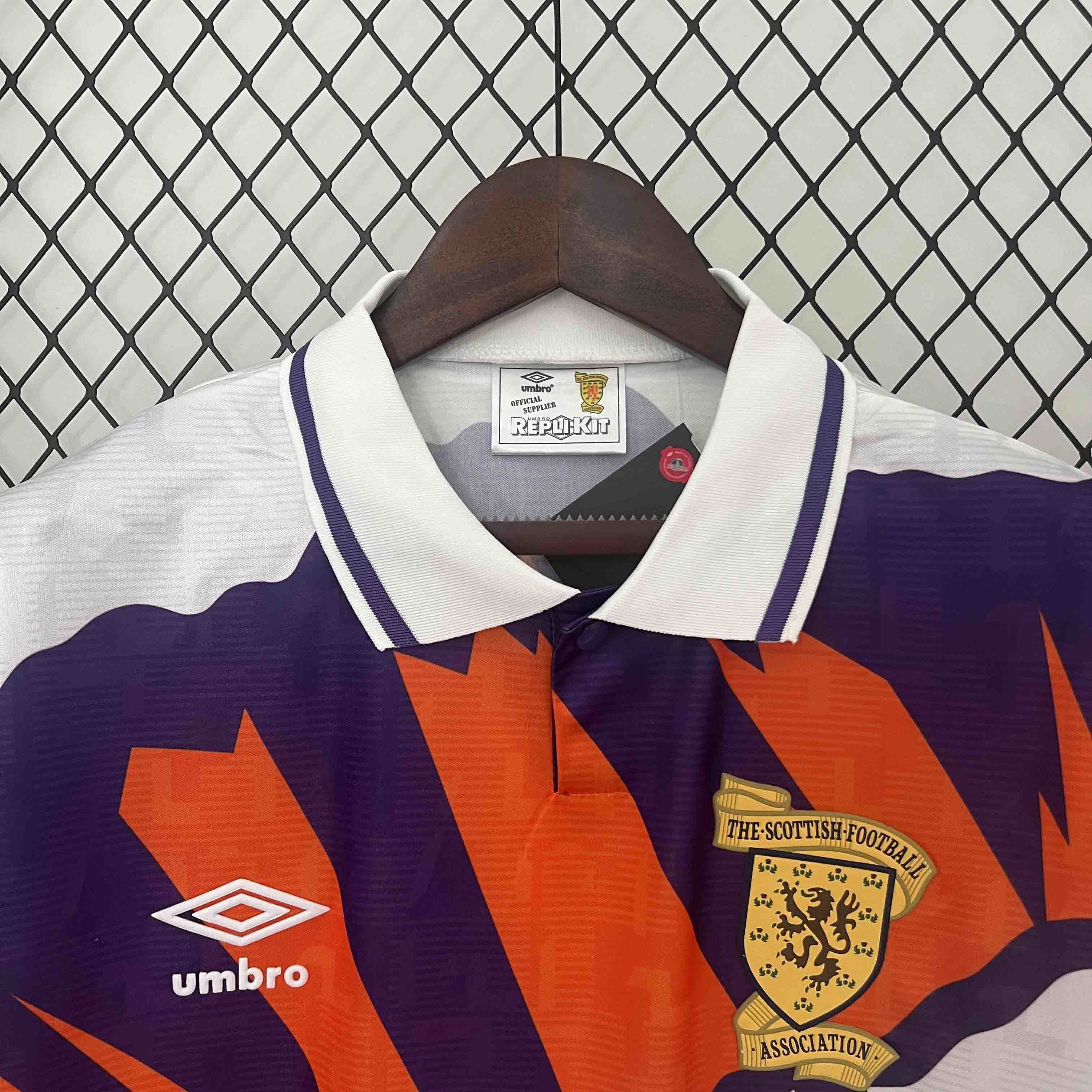91-93 Scotland Away Retro Kit Soccer Uniform AAAAJerseys Dropshipping Yupoo 5