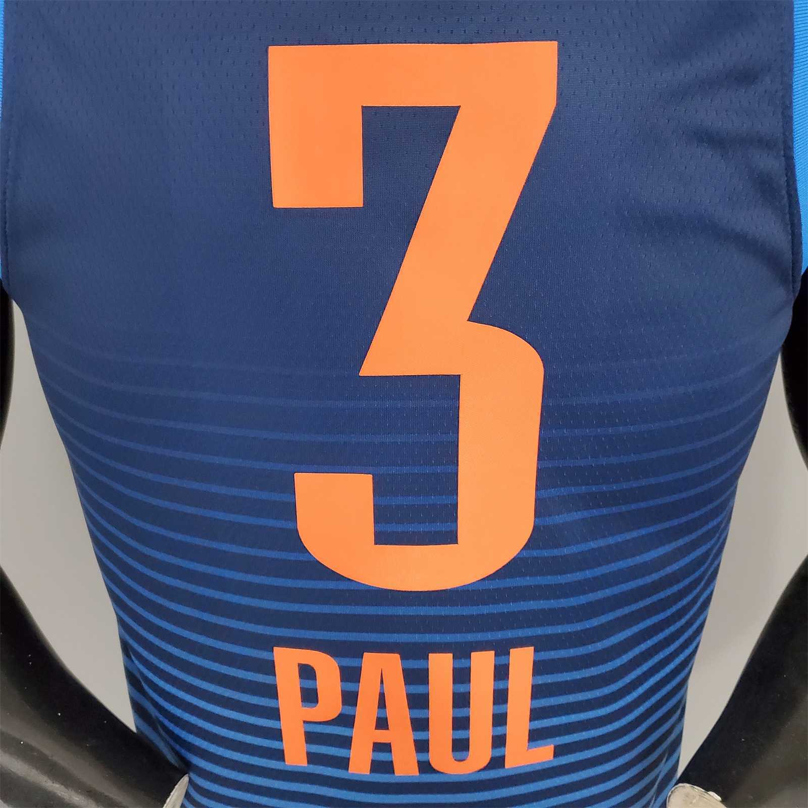 PAUL#3 Thunder Blue Stripes 4