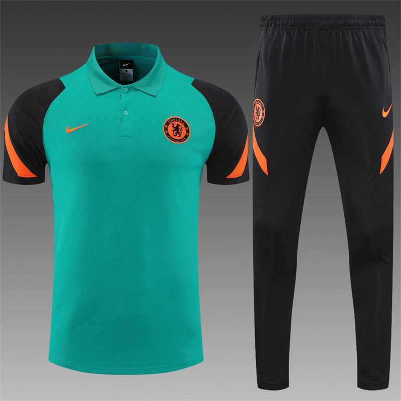 Polo Chelsea green orange webbing 10