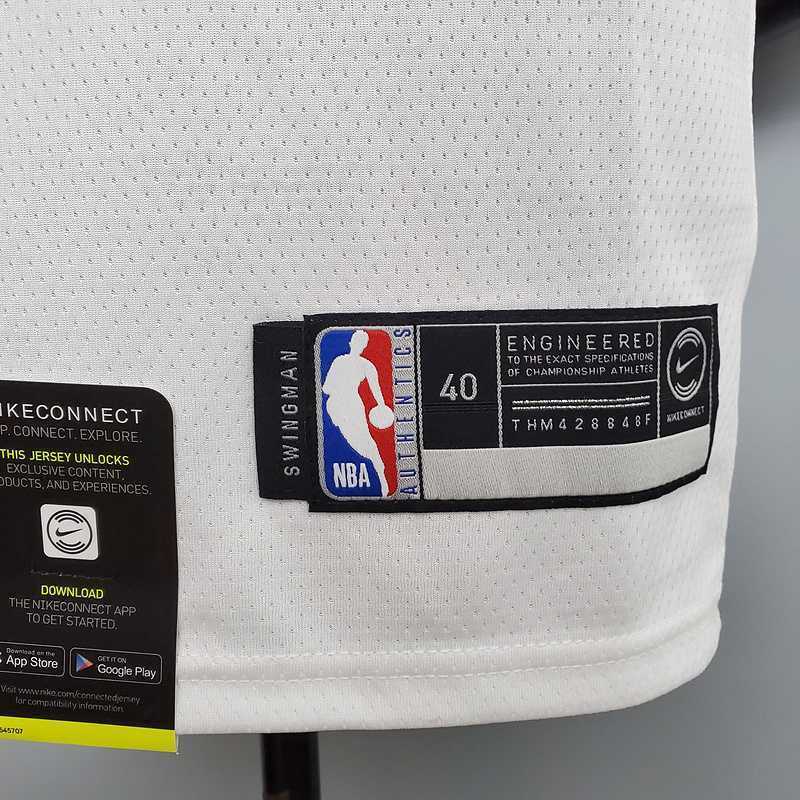 James #6 Lakers Round neck white 7
