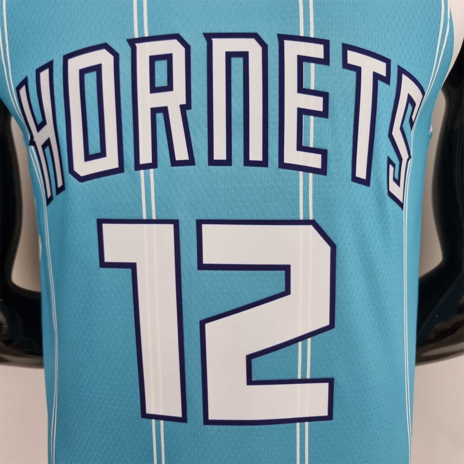 75th Anniversary Oubre jr.#12 Charlotte Hornets Blue NBA Jersey 6