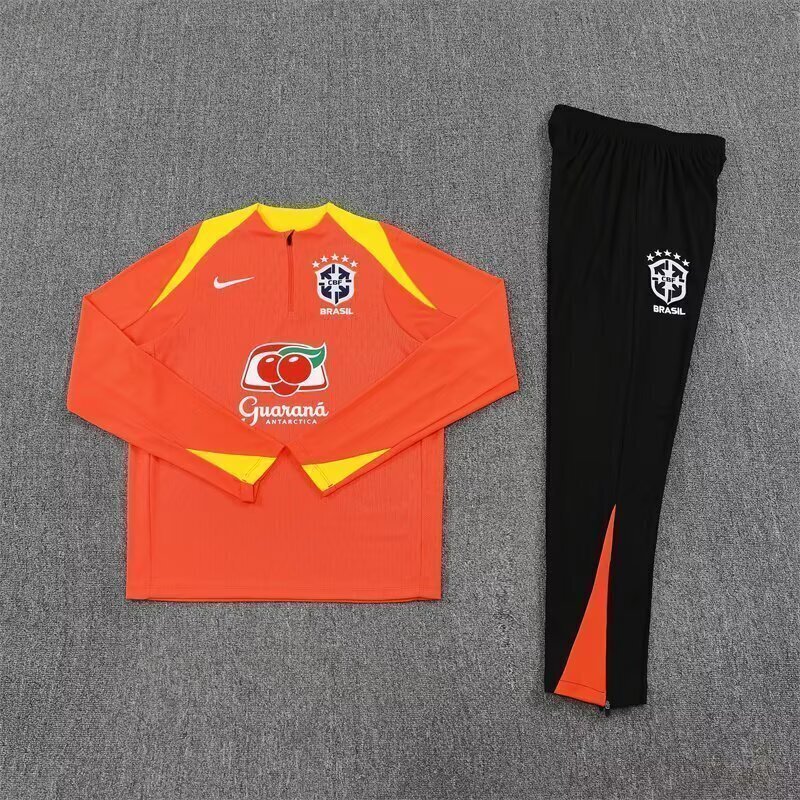 25-26 Brazil Football Kit Tracksuit Long Jacket Suits AAAAJersey Supply Yupoo 4