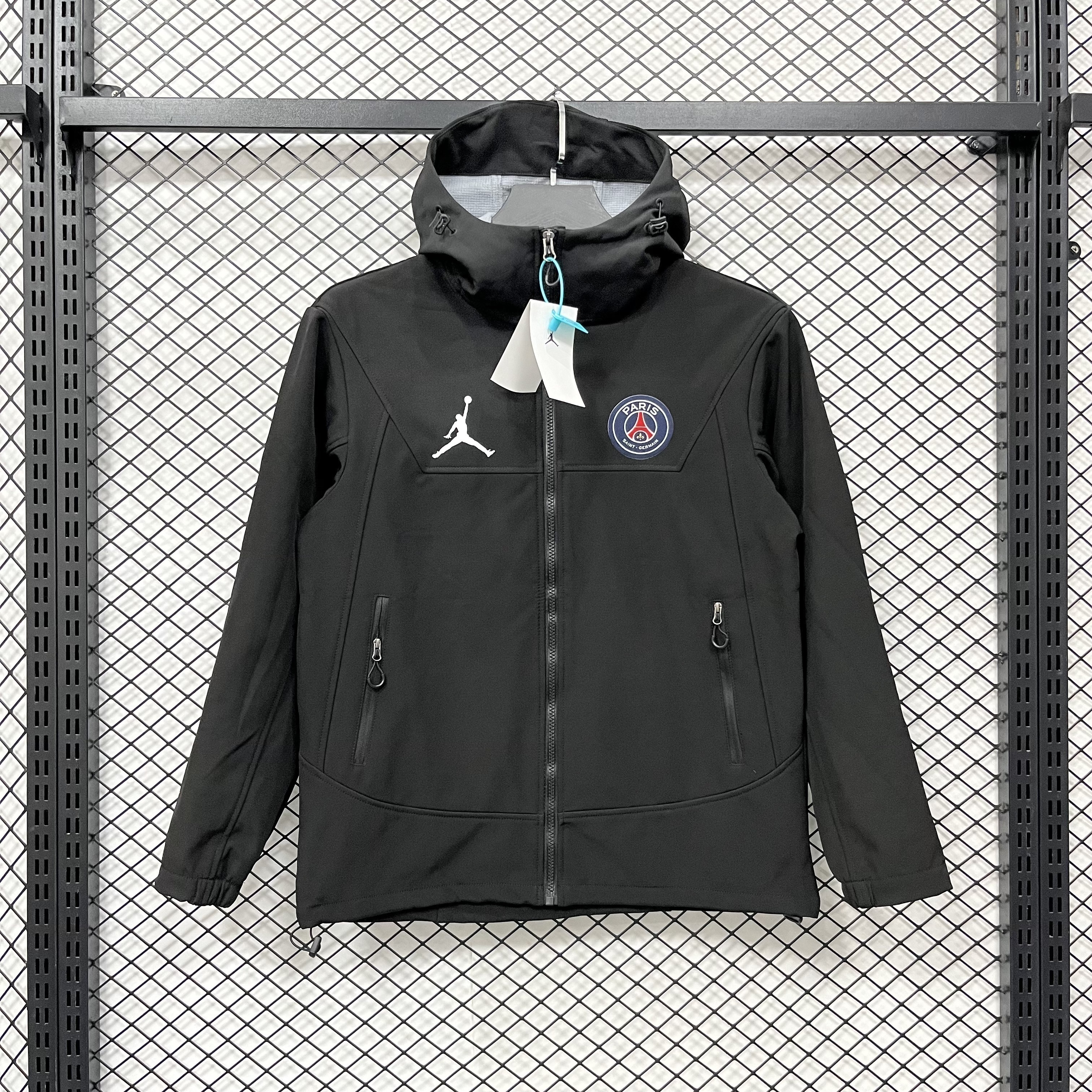 25-26 PSG hardshell jacket Kit Soccer Windbreaker AAAAJersey Supply Yupoo 1