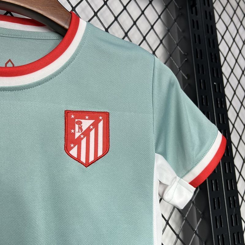 24-25 Atletico Madrid Away Kid Kit Youth Apparels Football AAAAJersey Yupoo 2