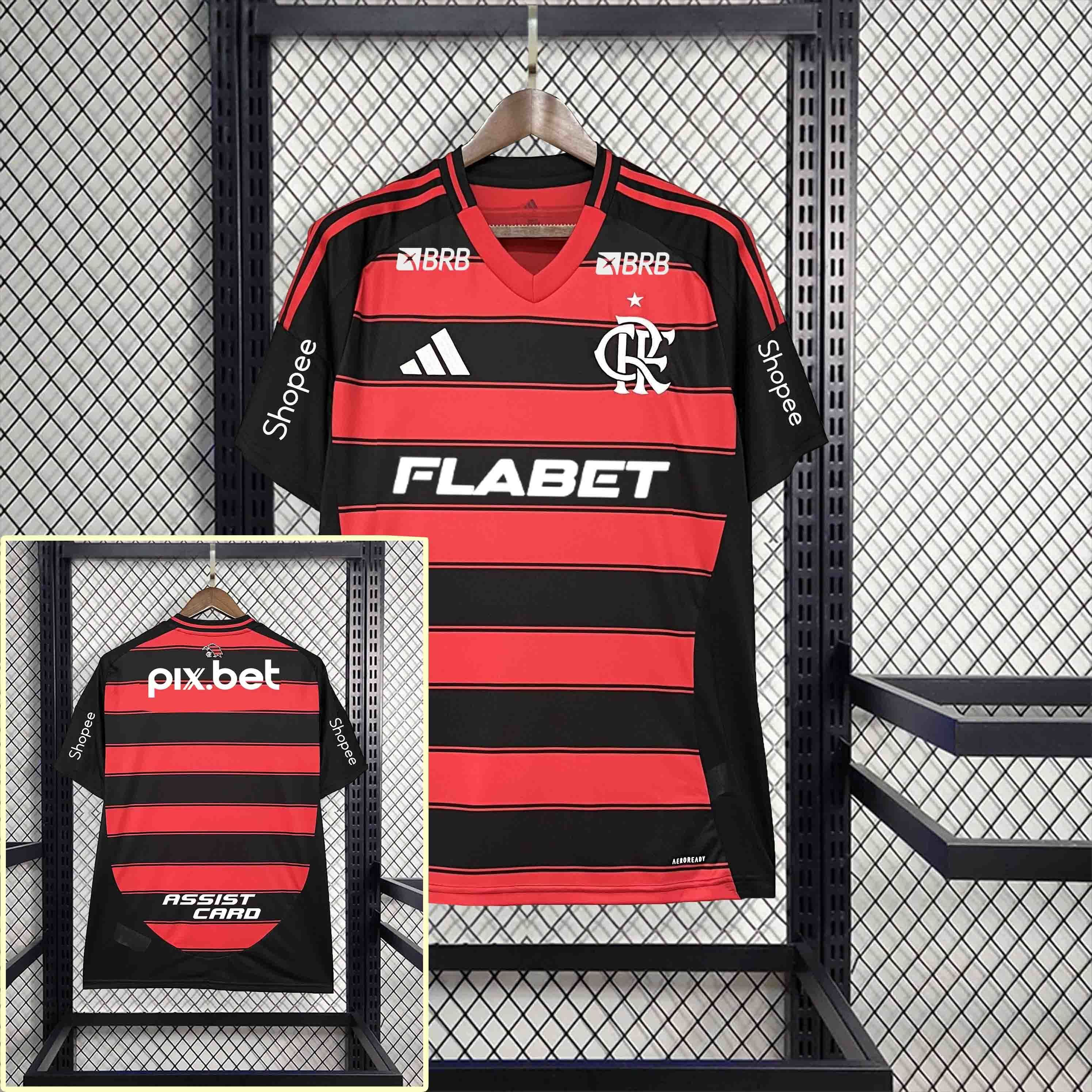 25-26 Flamengo Home Kit Soccer T-Shirt AAAAJersey Supplier Yupoo 8