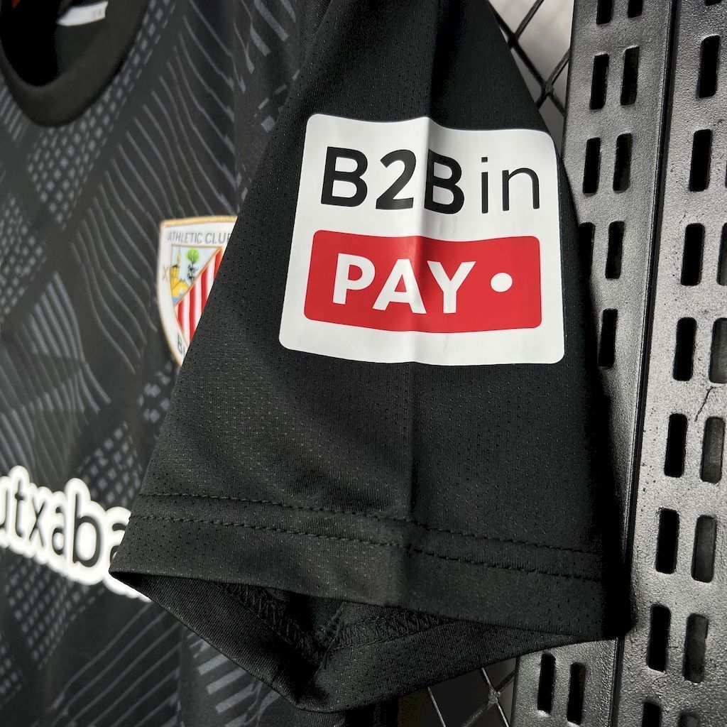 24-25 Athletic Bilbao Black Goalkeeper Shirt Soccer Uniforms Soccer AAAAJersey Yupoo 4