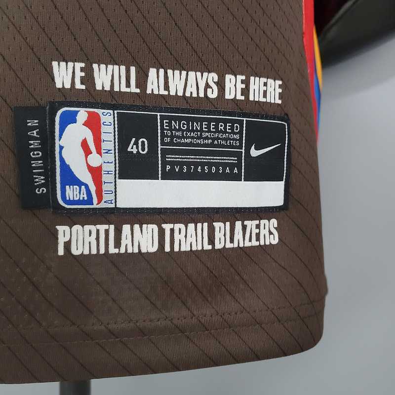 2021 ROY#7 Trail Blazers City Edition Brown 8