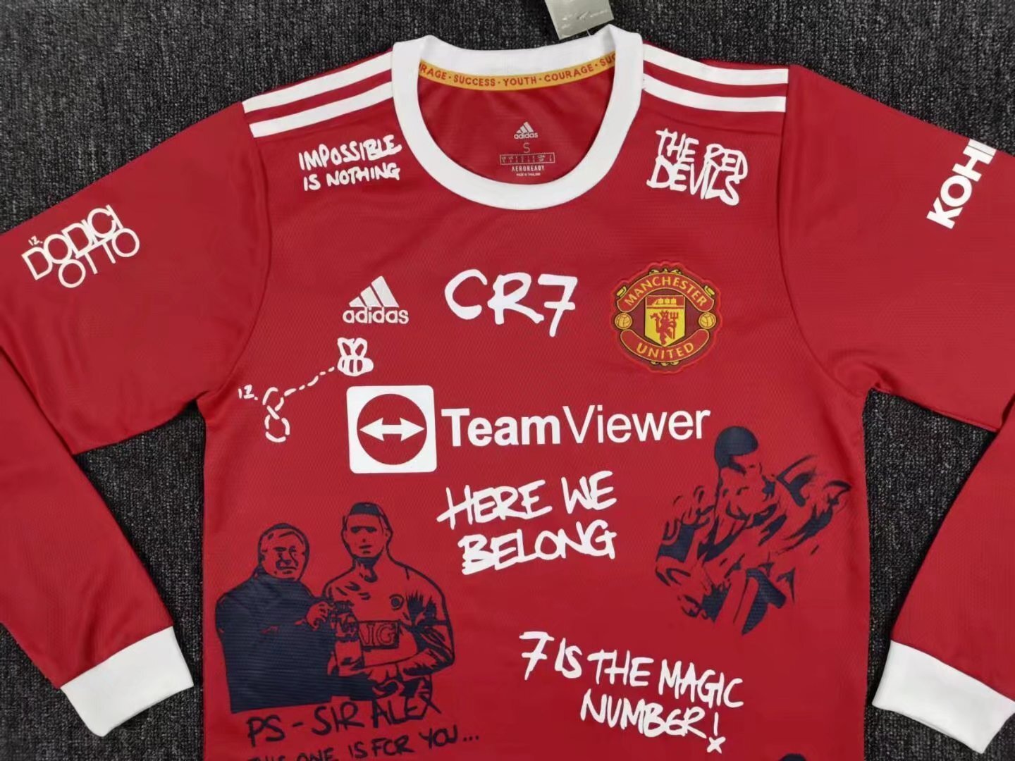 21-22 Manchester United regression version long sleeves 9