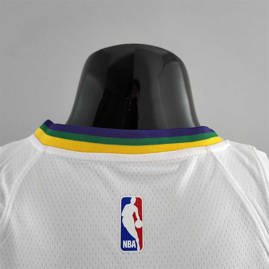 2018 New Orleans Pelicans WLLIAMSIN#1 Urban Edition White NBA Jersey 2