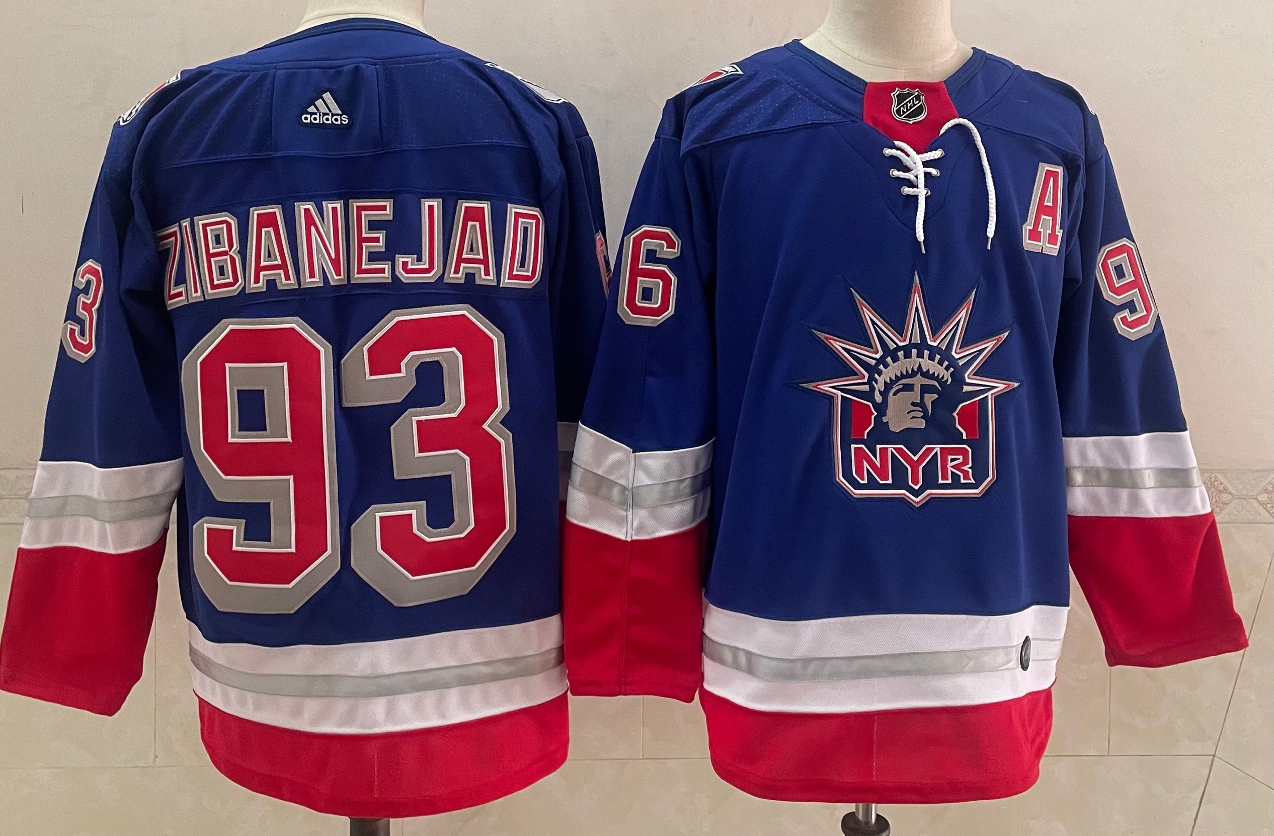 New York Rangers Ice Hockey jersey M-3XL 纽约游骑兵队冰球服