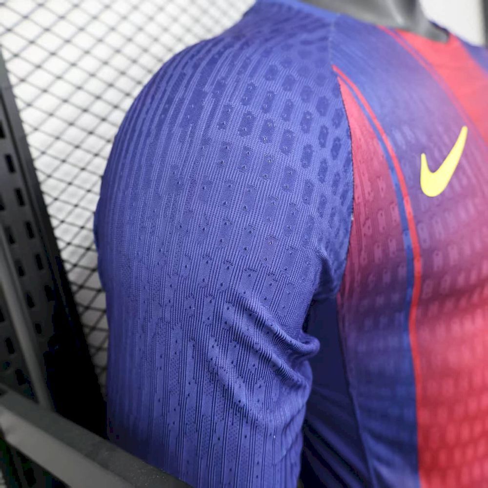 25-26 Barcelona Home Long Sleeves Kit Player Version Shirt AAAAJersey Supply Yupoo 12