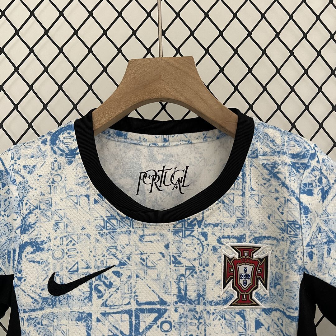 2024 Portugal Away Kids Kits Children Sets Best Jerseys Yupoo 4