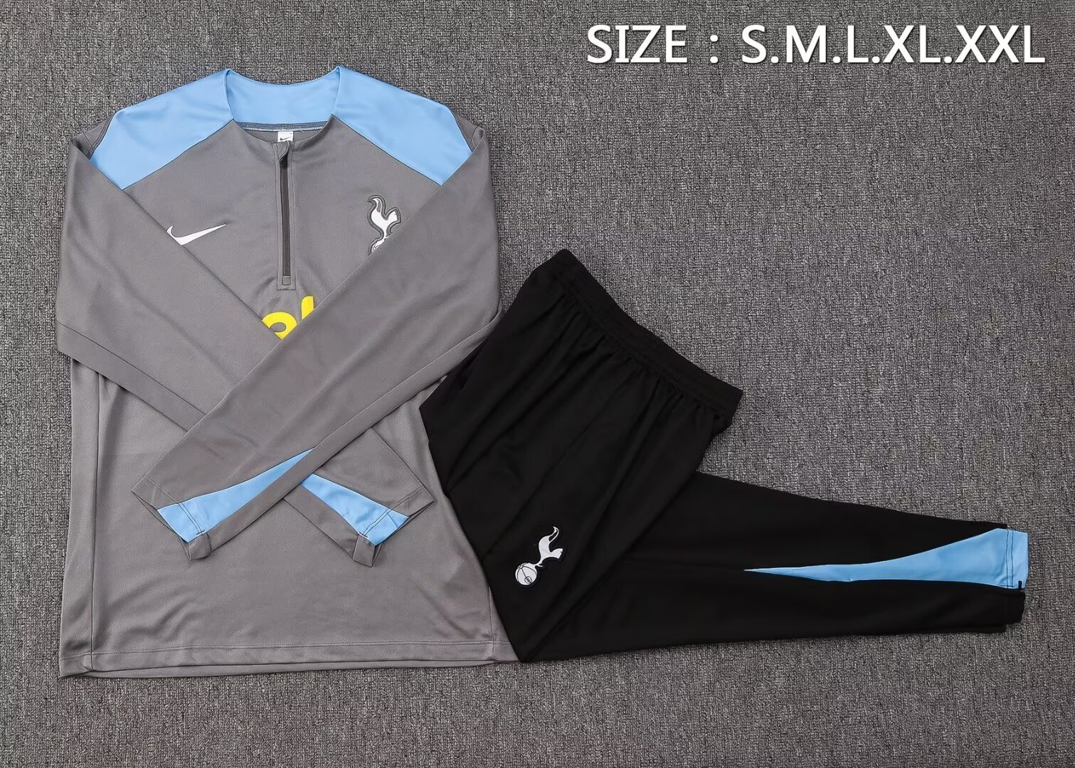 24-25 Tottenham Long Sleeve Training Suit Football Shirts 1