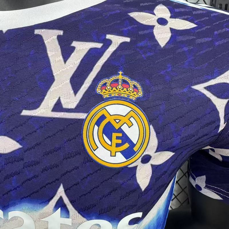 25-26 Real Madrid x LV Diamantes Special Player Version Shirt Soccer AAAAJersey Yupoo 3