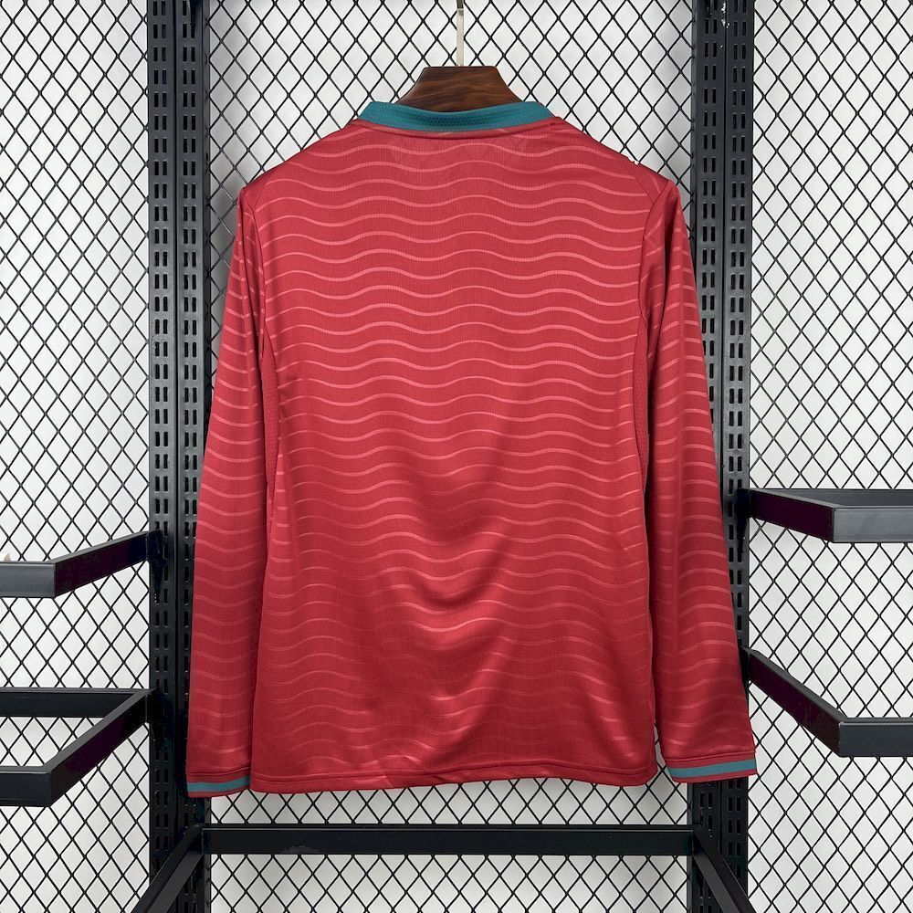 2026 World Cup Portugal Home Kit Football Long Sleeve T-Shirt AAAAJersey Supply Yupoo 1