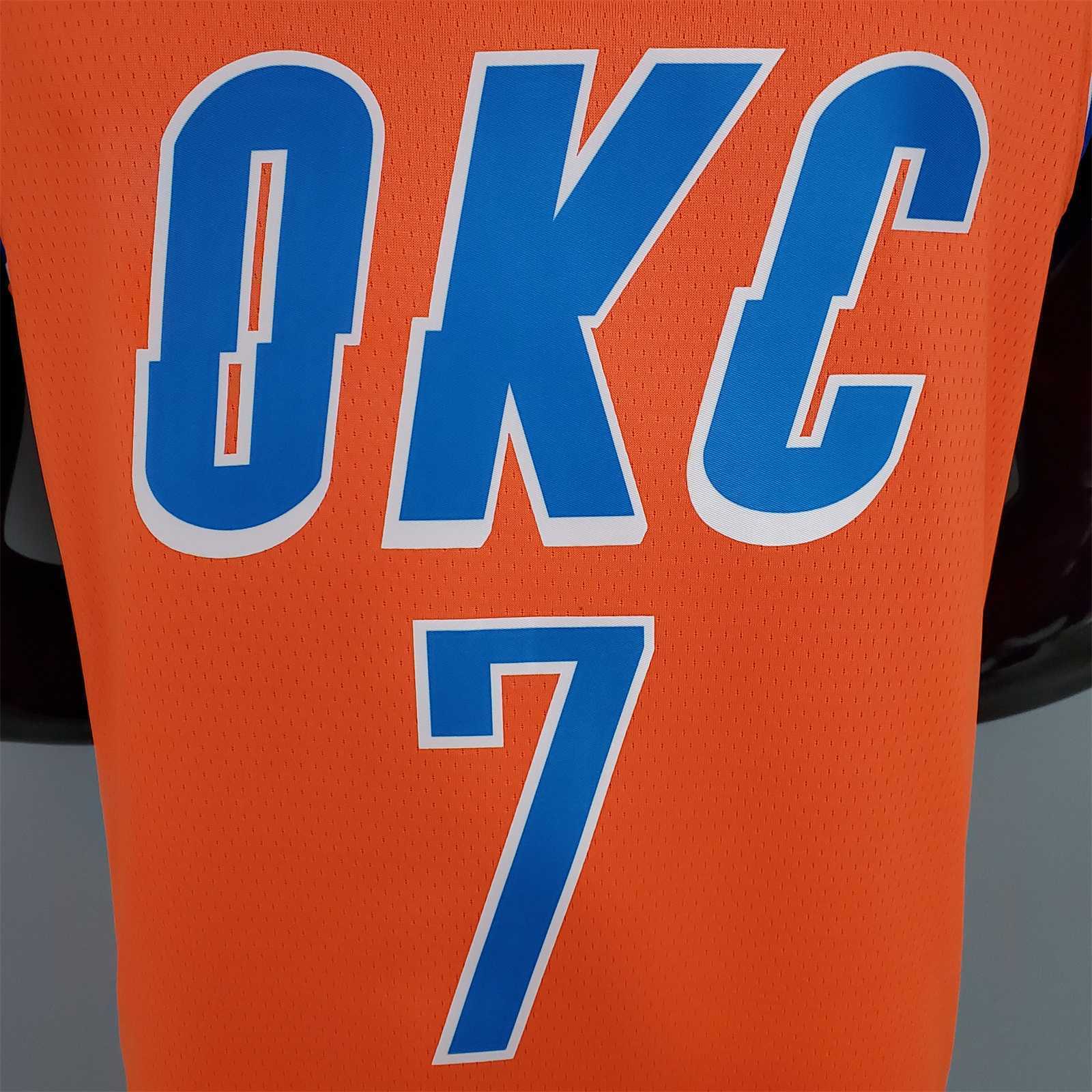 ANTHONY#7 Thunder Jordan Orange 2