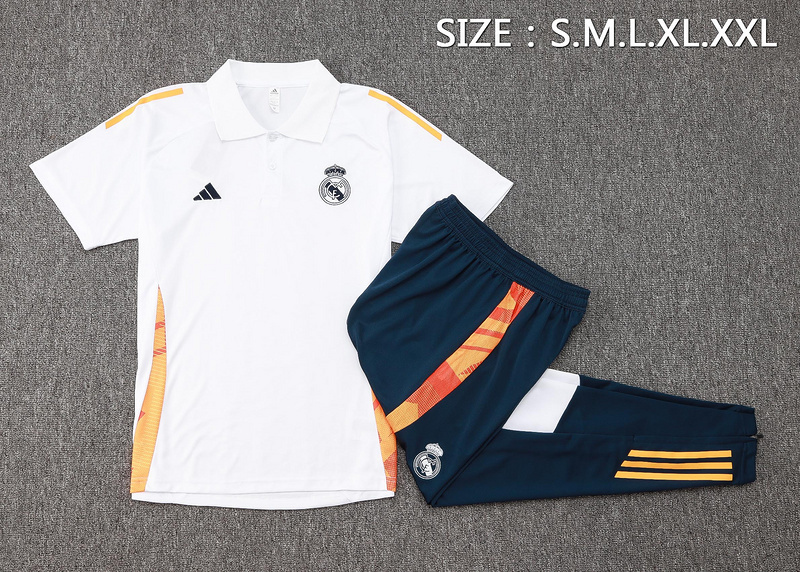 24-25 Real Madrid Polo Football Shirts 1