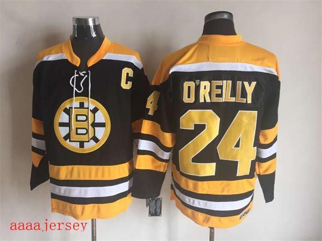 Boston Bruins retro ice hockey jersey M-3XL 波士顿棕熊队复古冰球服