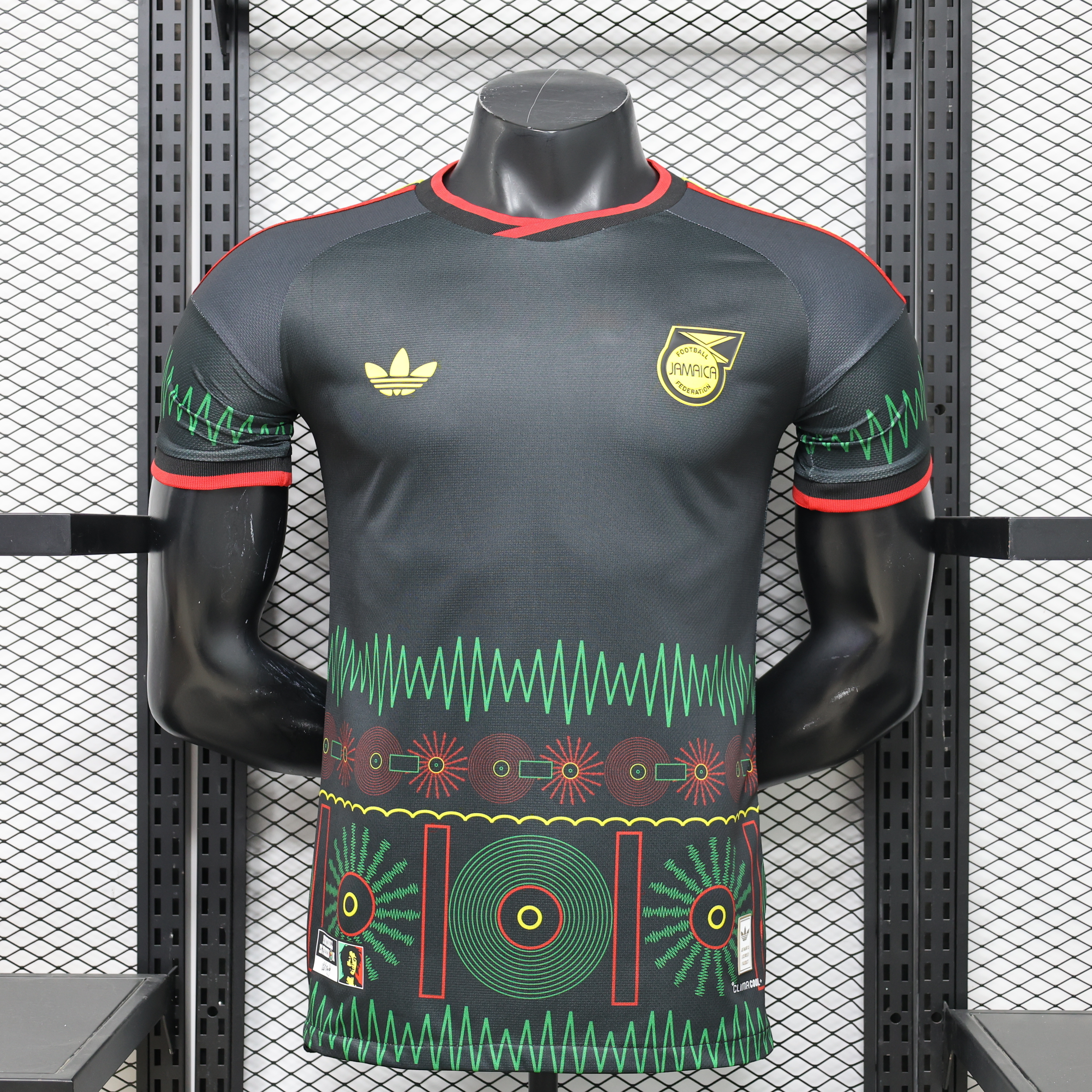 2026 World Cup Jamaica X Bob Marley Away Soccer Shirt Player Version