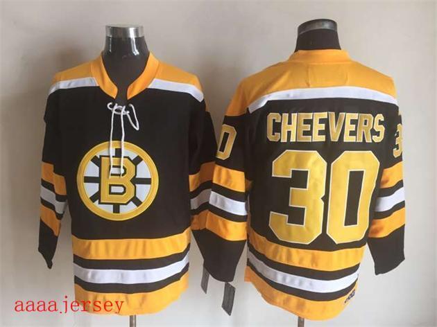 Boston Bruins retro ice hockey jersey M-3XL 波士顿棕熊队复古冰球服 1