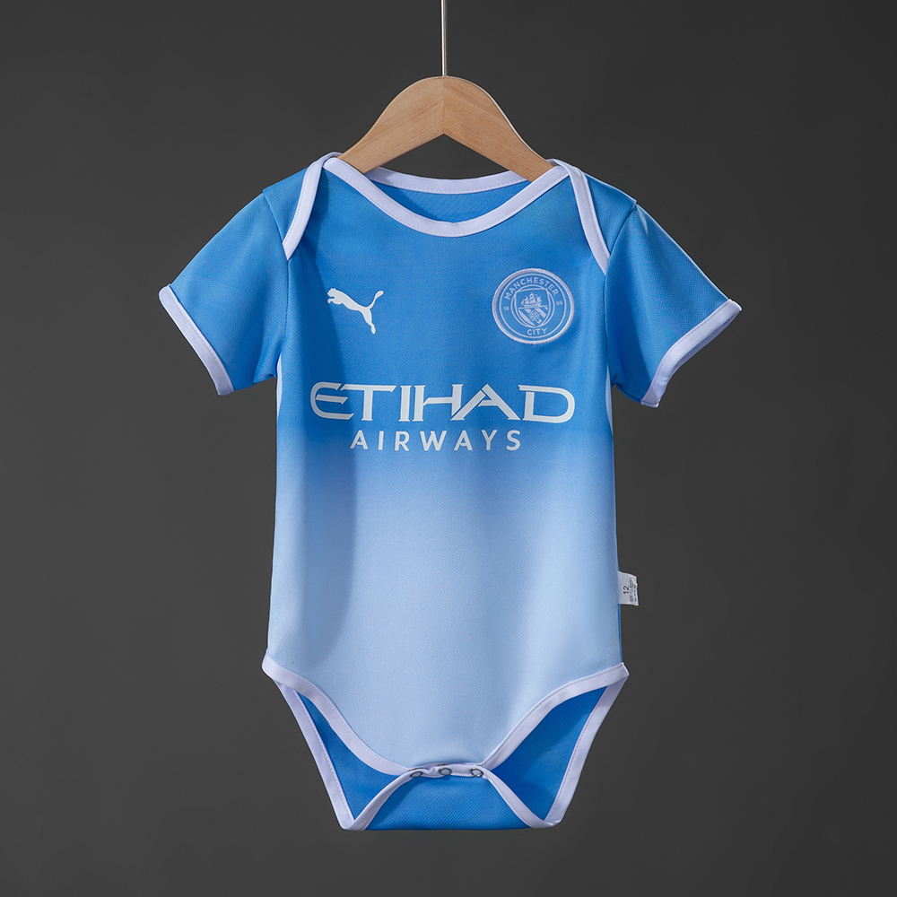 26-27 Manchester City Home Kit Baby Onesie Jersey Yupoo 2
