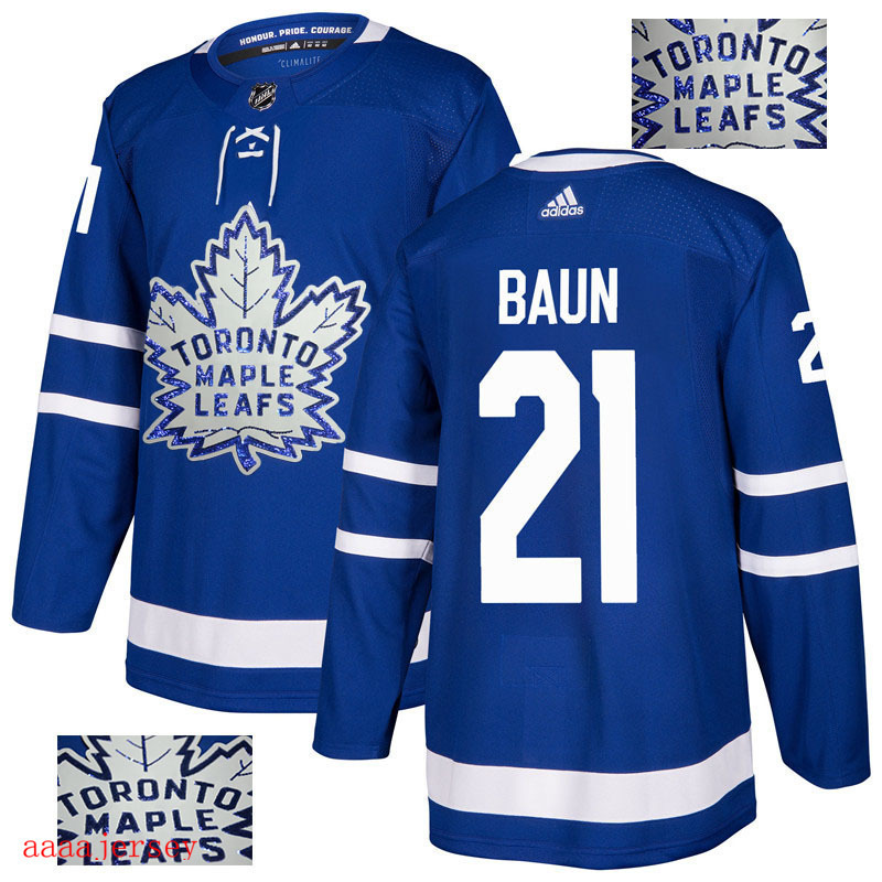 2018 Toronto Maple Leafs ice hockey jersey M-3XL 多伦多枫叶队时尚亮片款冰球服 7